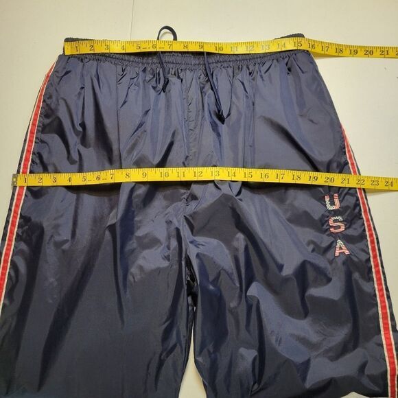 Lavon Vintage Y2K USA Blue Windbreaker Tracksuit with Red Stripes Size XL - Picture 15 of 16